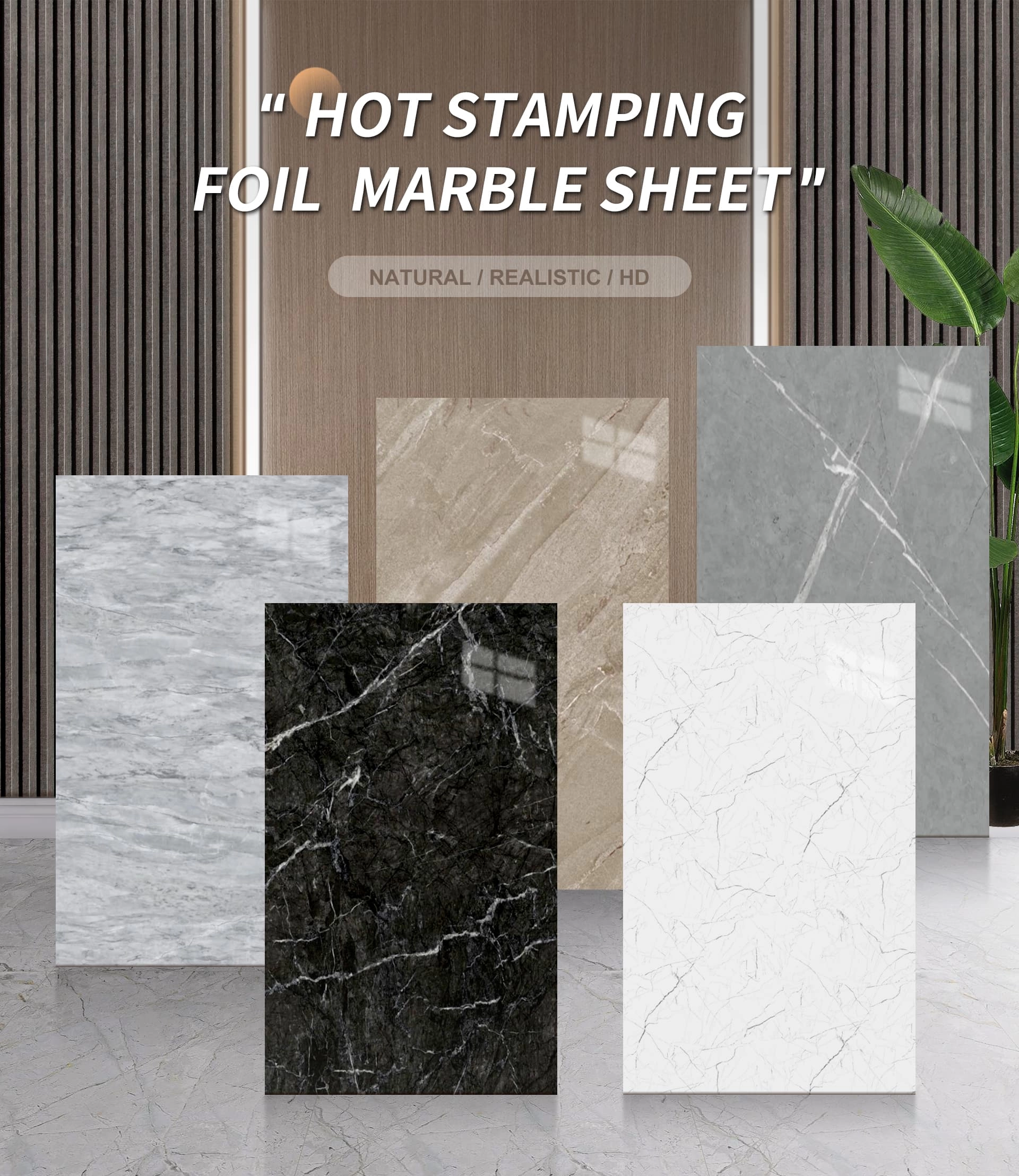 Hot Stamping Foil Marble Sheet Details